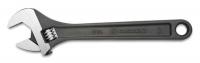 12C210 Adjustable Wrench, 10 in., Black, Plain