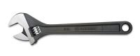12C211 Adjustable Wrench, 12 in., Black, Plain