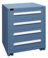 12C717 Modular Cabinet, 4 Drawers, Blue