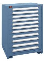 12C718 Modular Cabinet, 11 Drawers, Blue