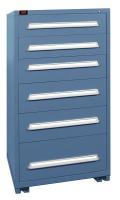 12C722 Modular Cabinet, 6 Drawers, Blue