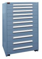 12C724 Modular Cabinet, 11 Drawers, Blue