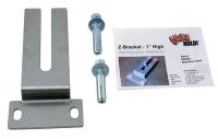 12C848 High Z-Bracket, 1 In, Stainless Steel