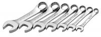 12D210 Combo Wrench Set, Short, 3/8-3/4 In, 7 Pc