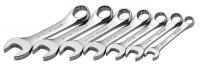 12D211 Combo Wrench Set, Short, 10-18mm, 7 Pc