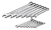12D212 Combo Wrench Set, Polish, 1/4-1 in., 15 Pc