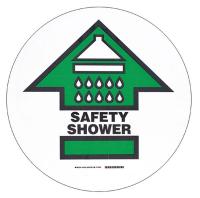 12D584 B534FS 17in GRN, BLK/WHT SAFETY SHOWER