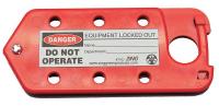 12E742 Labeled Lockout Hasp, Snap-On, 6 Lock