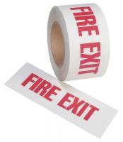 12E882 Antislip Tape, Red on White, 3 In x 54 ft.