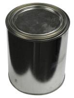 12F307 Paint Can, Unlined, Quart, Silver