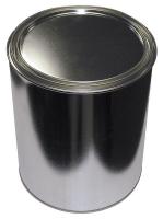 12F308 Paint Can, Unlined, Gallon, Silver