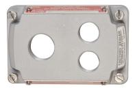 12F556 Control Station Cover, 3 Openings