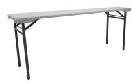 12F614 Training Table, Blow Molded, White