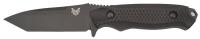 12F674 Fixed Blade Knife, Fine, Tanto, Blk, 3-1/2