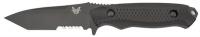 12F675 Fixed Blade Knife, Tanto, Blk, 3-1/2 In
