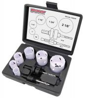 12G707 Hole Saw Set, Bi-Metal, 8pcs