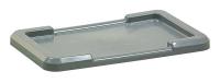 12G974 Bin Lid, Gray, Use With 12G973