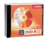 12H182 DVD-R Disc, 4.70 GB, 120 min, 16x, PK 5