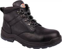 12H447 Work Boots, Stl, Mn, 6, Blk, 1PR