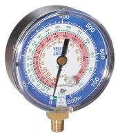 12H945 Pressure Gauge, Low Side, 3-1/8 In