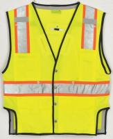 12J133 Fall Protection Vest, 2XL/3XL, Lime