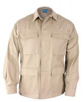 12K005 Military Coat, Khaki, Size 2XL Reg
