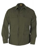 12K018 Military Coat, Olive, Size S Long