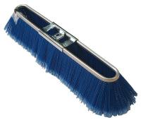 12L008 Push Broom w/Hndl, Poly, Steel Block