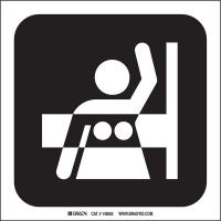 12L157 Mammography Sign, 8 x 8 In, SS