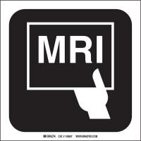 12L177 MRI Sign, 8 x 8, SS