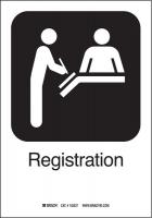 12L246 Registration Sign, 10 x 7 In, SS