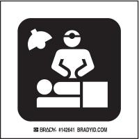 12L262 Surgery Sign, 4 x 4 In, SS