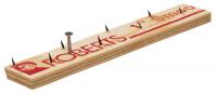 12L724 Carpet Tack Strip, 1 In x4 ft, Wood, Pk 100