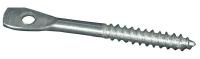 12L737 Eye Lag Screw, 3/8 Thread, For Wood, Pk 100