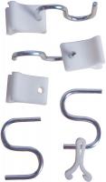 12L745 Ceiling Hooks, Light Duty, 2-1/4 In, Pk 4