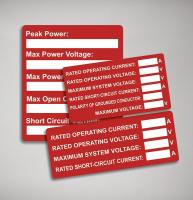 12L792 Label, 4-5/7 In. H, 3-1/5 In. W, PK 100