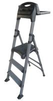 12M622 Platform Stepladder, 57-1/2 In. H, 300 lb.