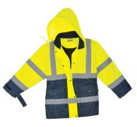 12M666 Ladies Jacket, Hi-Vis, Med, Ylw/Nvy