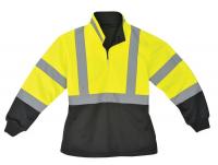 12M671 Ladies Pullover, Hi-Vis, Med, Lime/Blk