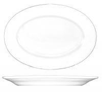 12N207 Platter, 15-1/2x11-1/8, European Wht, PK 12
