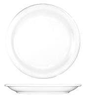 12N211 Plate, 6-1/2 In. Dia, European White, PK 36