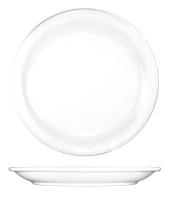 12N213 Plate, 9 In. Dia, European White, PK 24