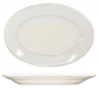 12N271 Platter, 13-1/2x9-1/2, American White, PK12