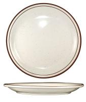 12N289 Plate, 10-1/2 Dia, Brown Speckle, PK 12