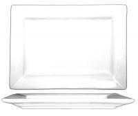 12N309 Platter, 8x5-7/8, Bright White, PK 36