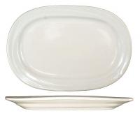 12N335 Platter, 10-3/8x7-1/2, American Wht, PK 24