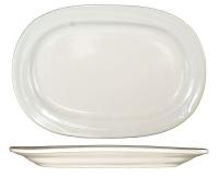 12N336 Platter, 12x8-7/8, American White, PK 12