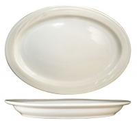 12N358 Platter, 11x7-5/8, American White, PK 12