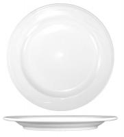 12N370 Plate, 6-1/4 Dia, Bright White, PK 36