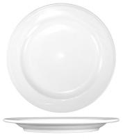 12N371 Plate, 7-1/4 Dia, Bright White, PK 36